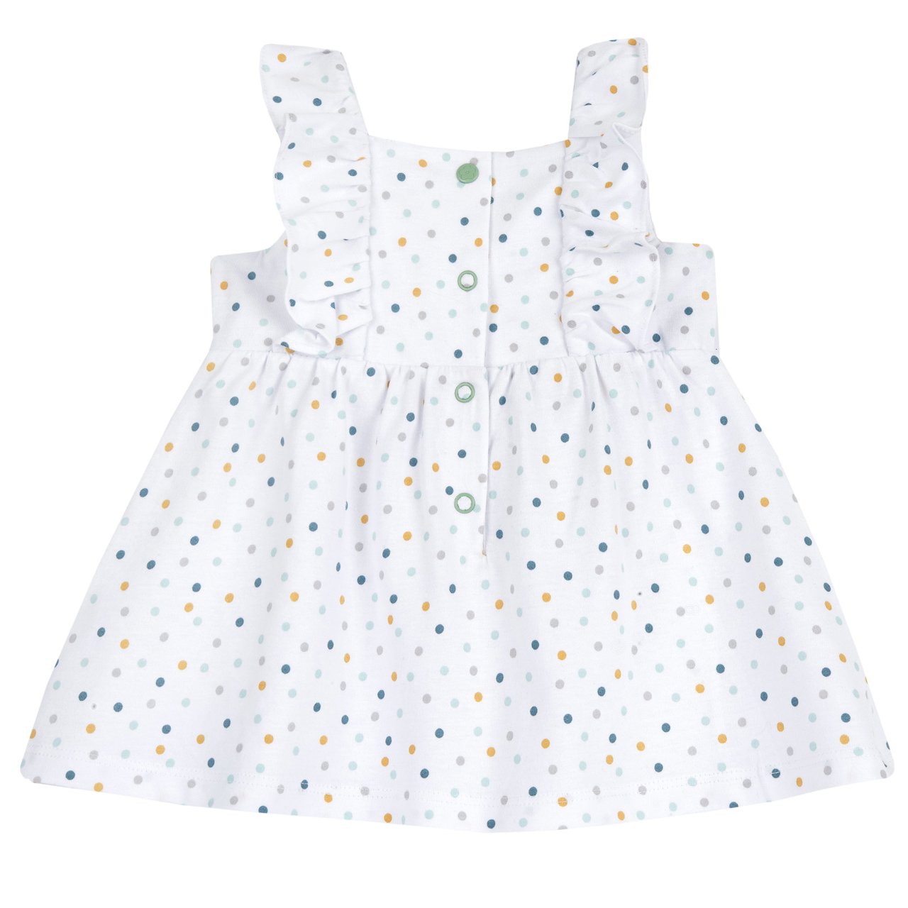 Vestito in cotone a pois