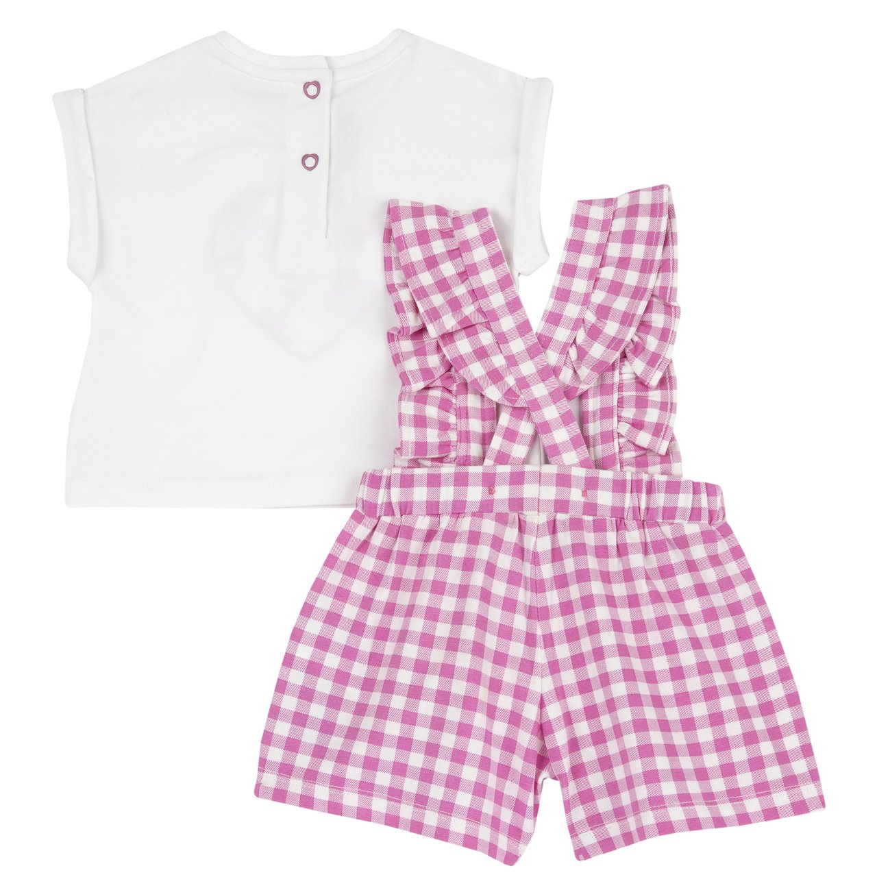 Completo T-shirt e salopette