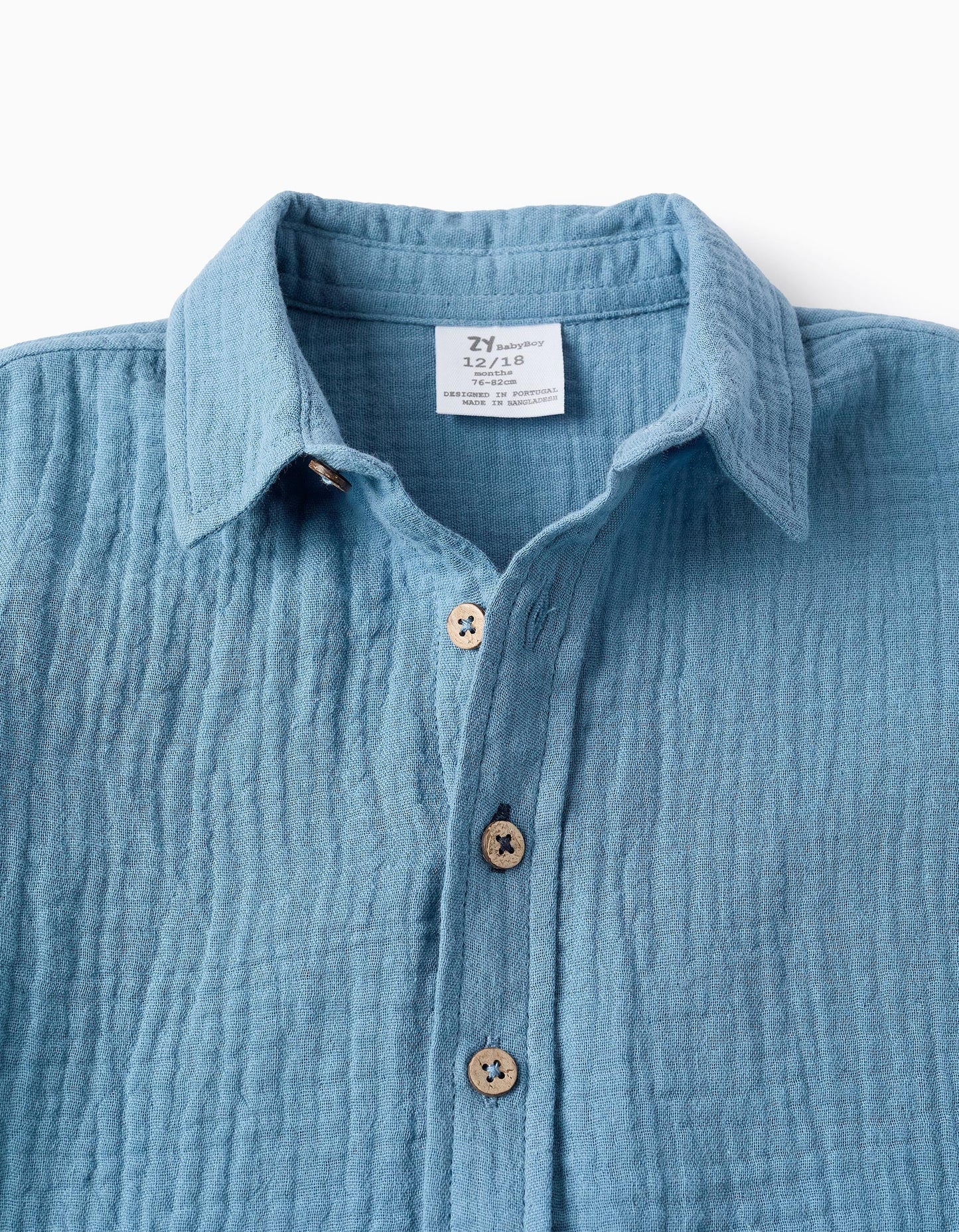 Camicia in mussola di cotone