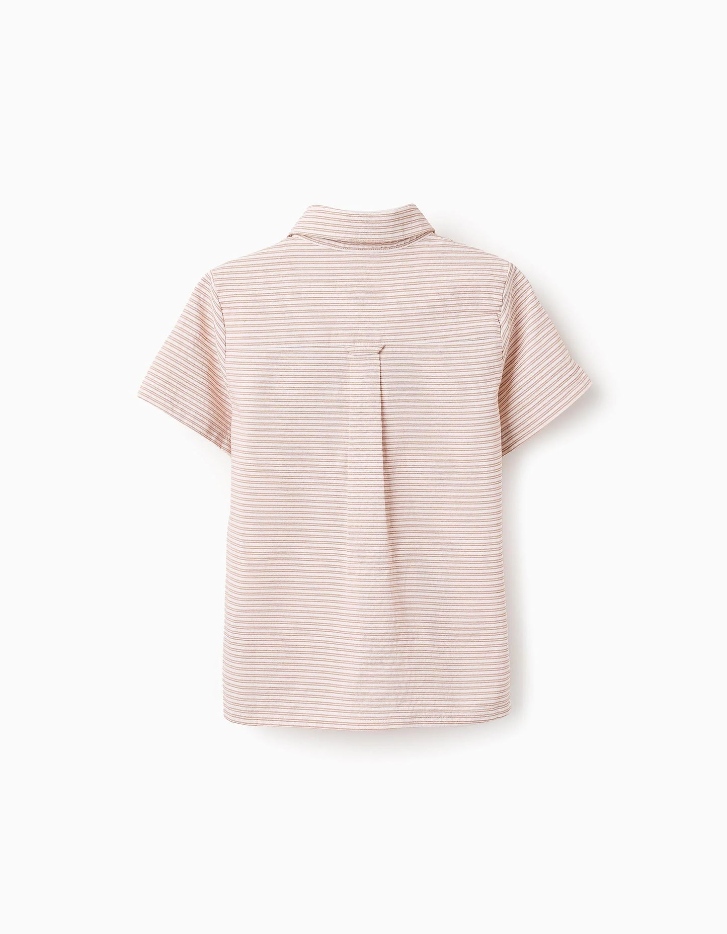 Camicia a righe a maniche corte