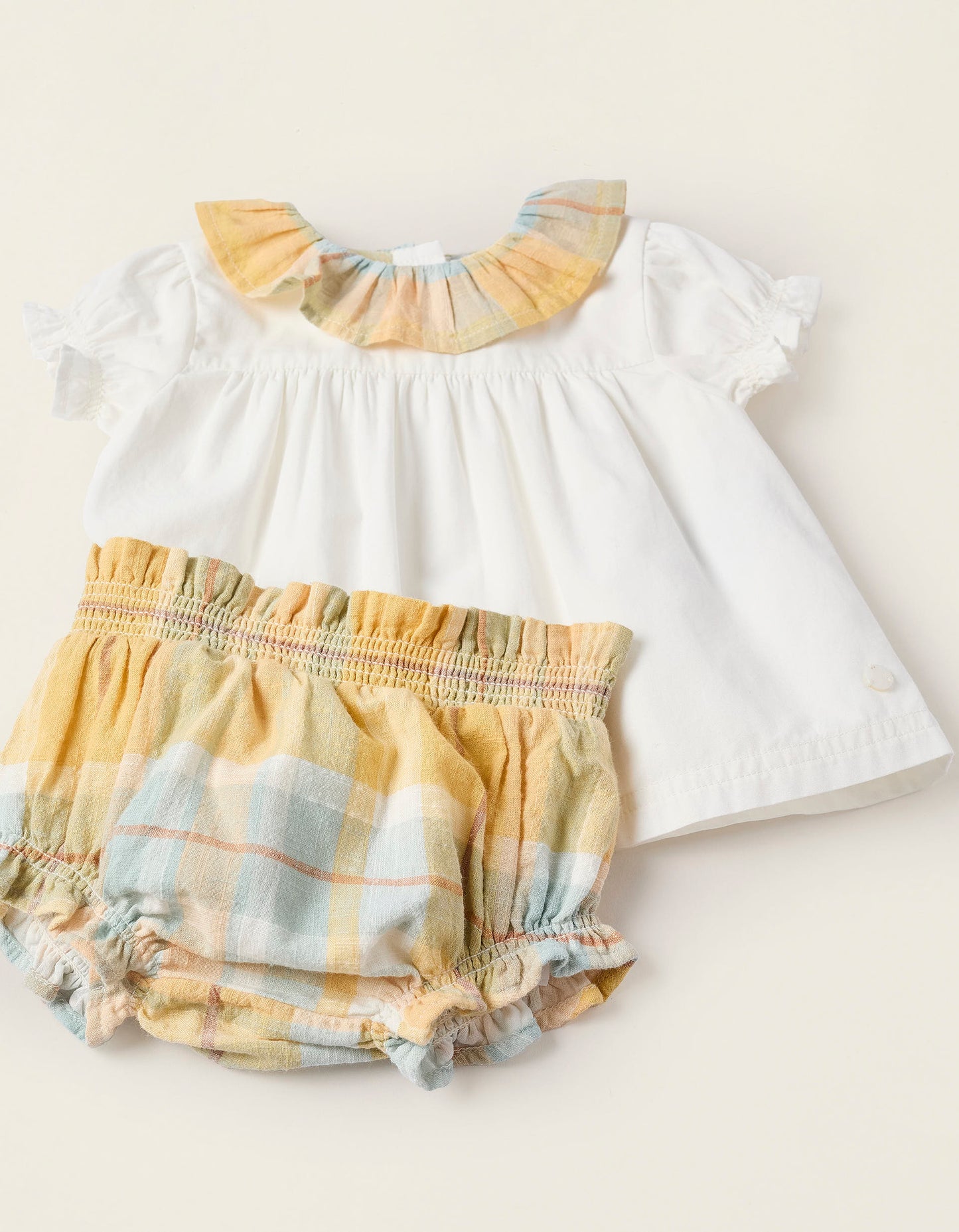 Set Camicetta e pantaloncini neonata