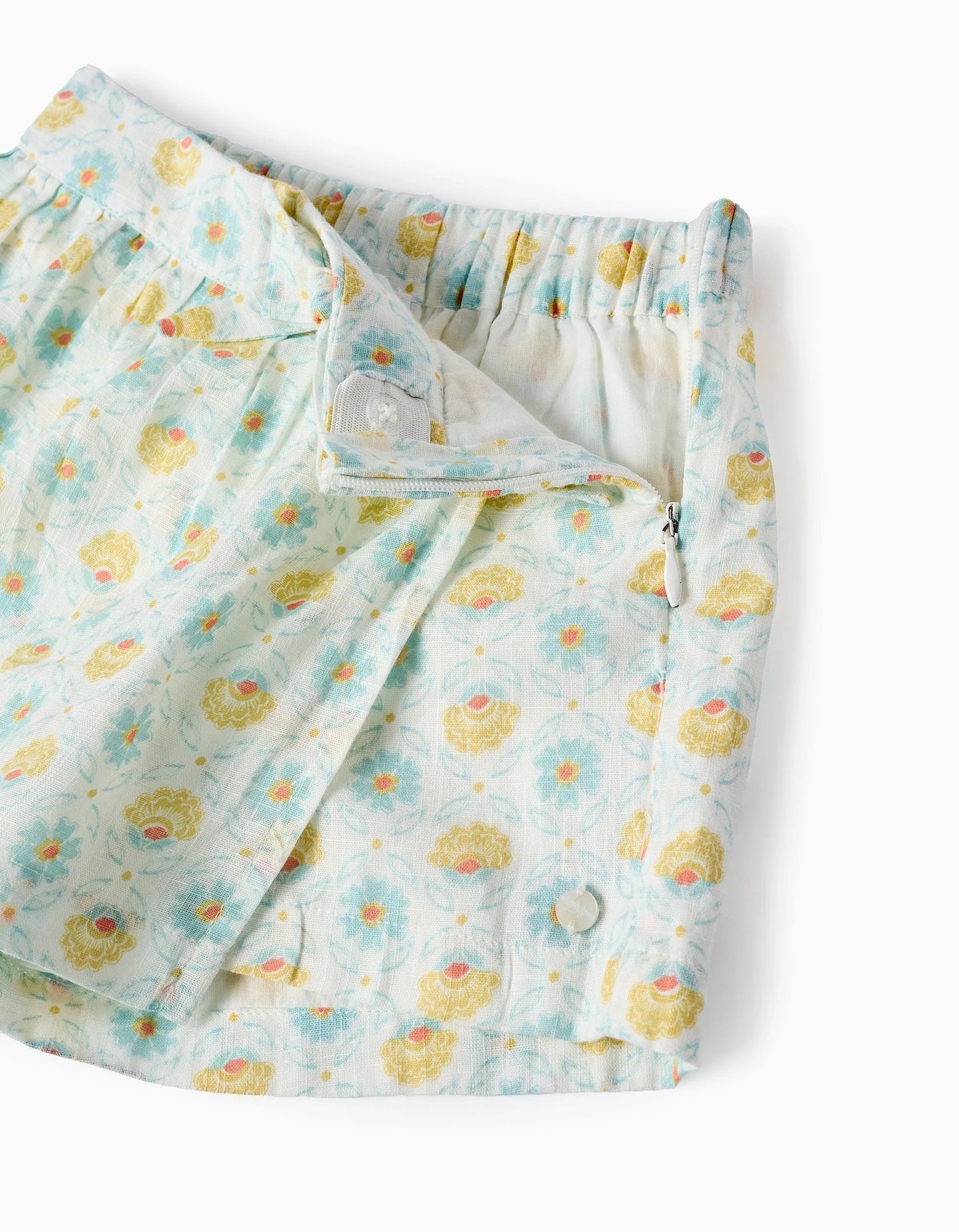 T/shirt + gonna-pantalone floreale