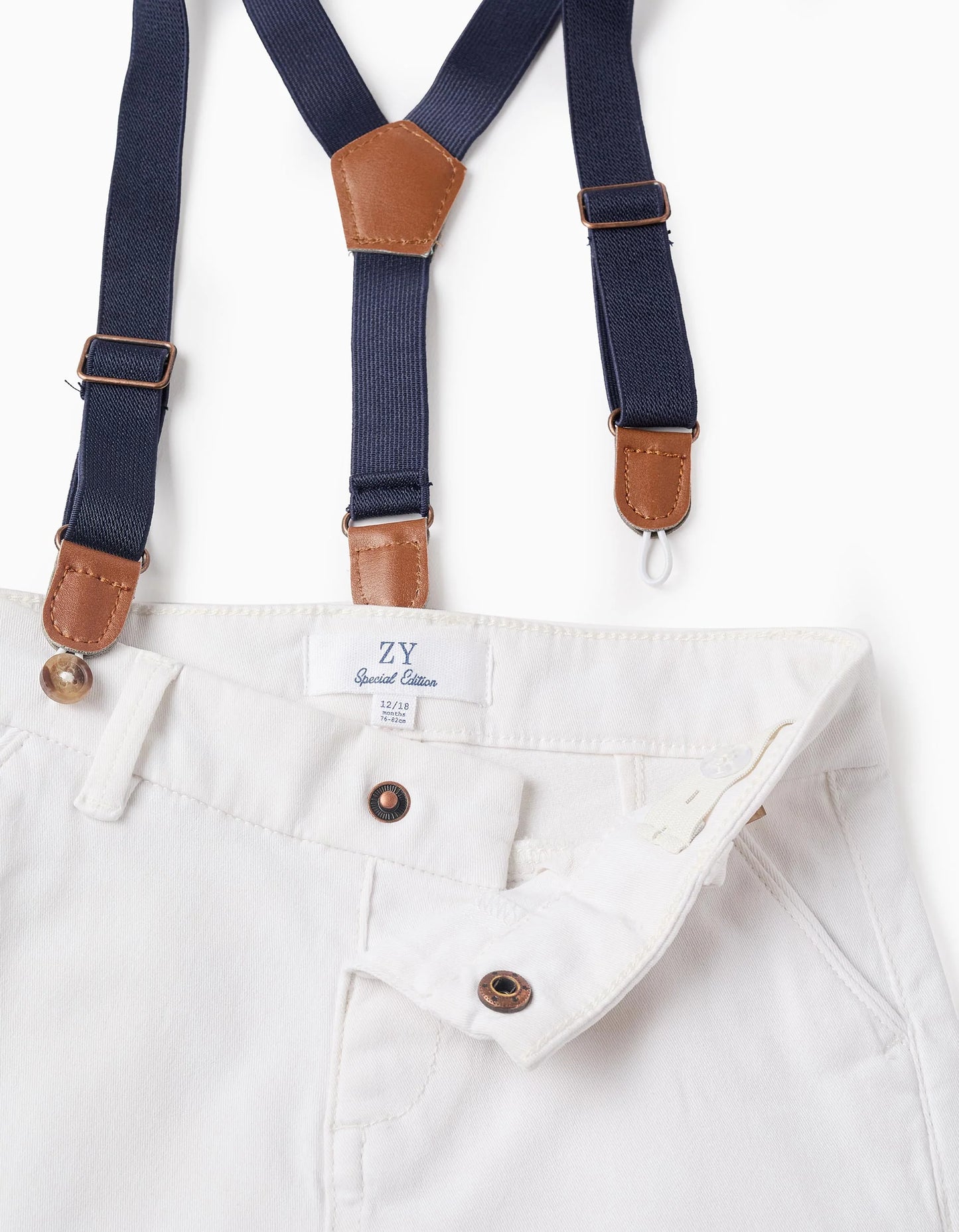 Pantaloncini Chino con Bretelle