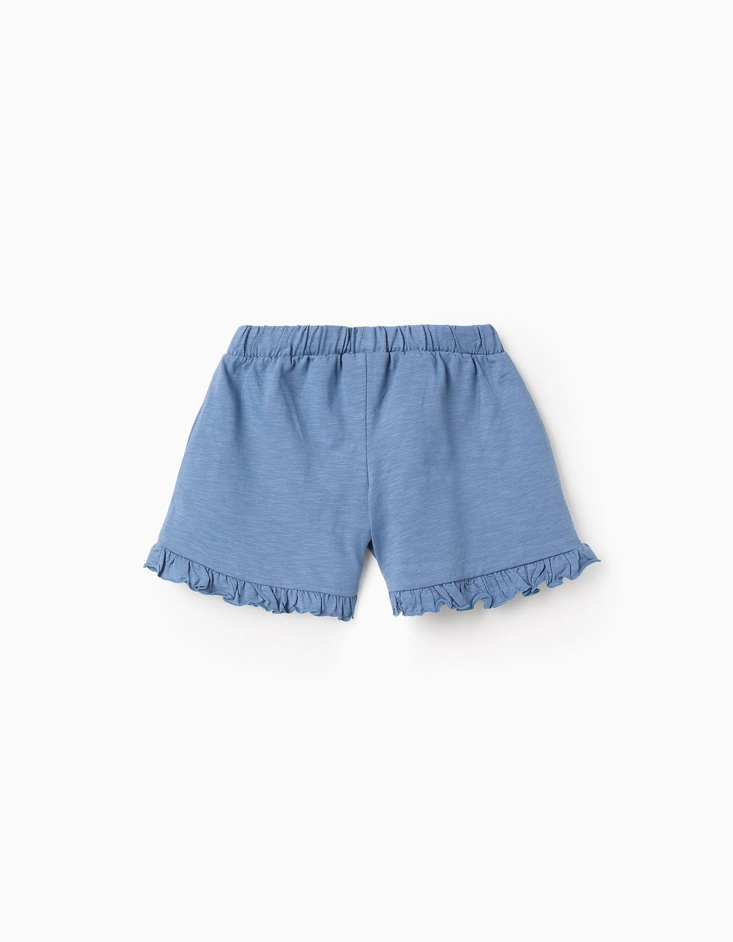 Pantaloncini in cotone con volant