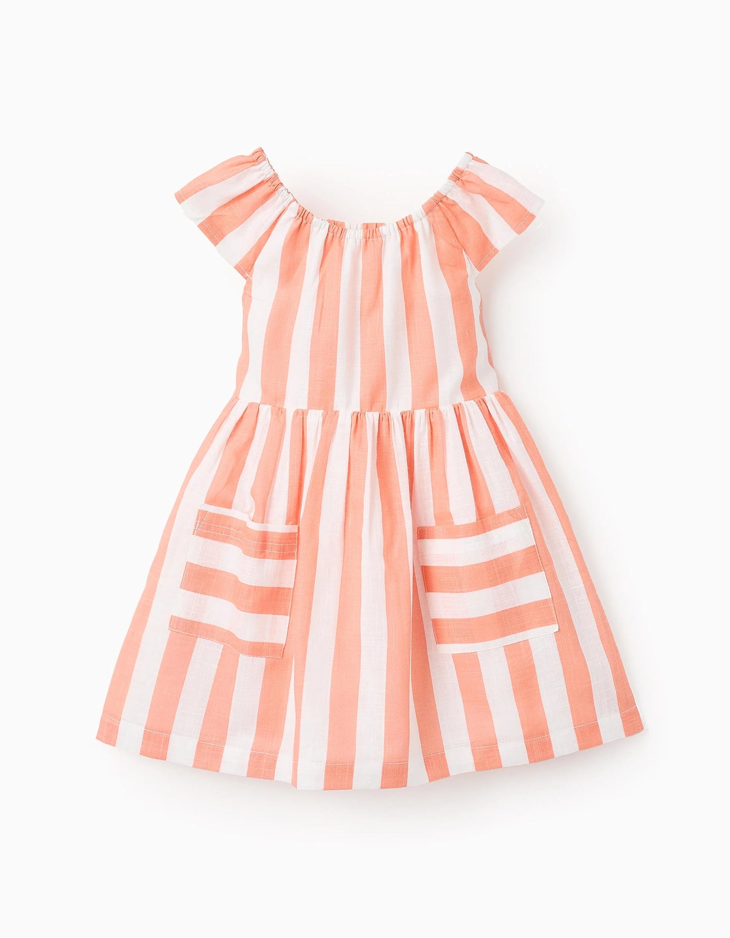 Vestito a righe in cotone