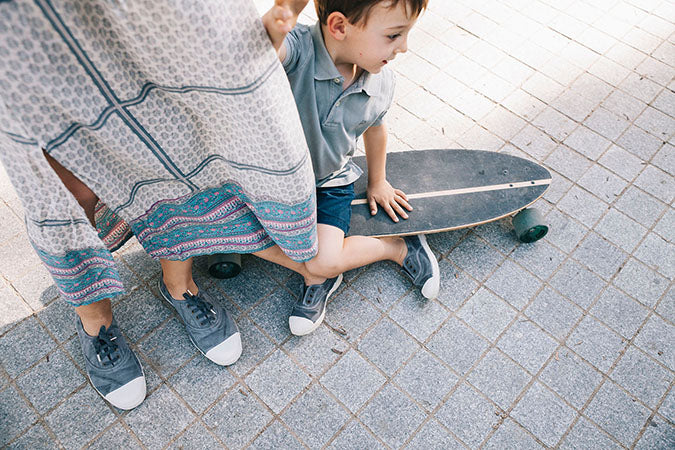 Sneakers slip-on Natural world