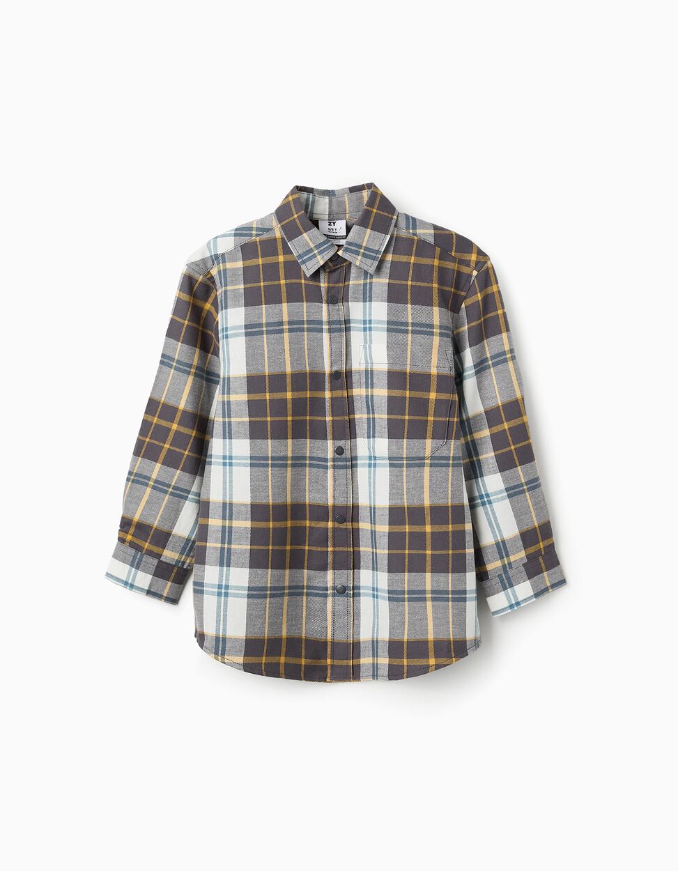 Camicia in flanella di cotone