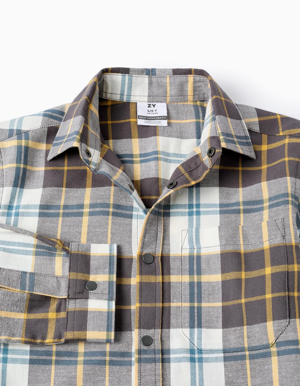 Camicia in flanella di cotone