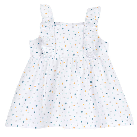 Vestito in cotone a pois