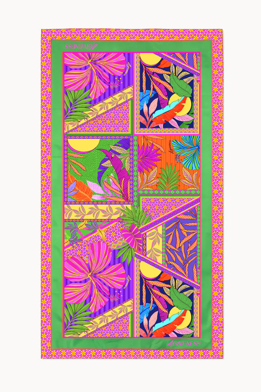 Telo mare pop foulard
