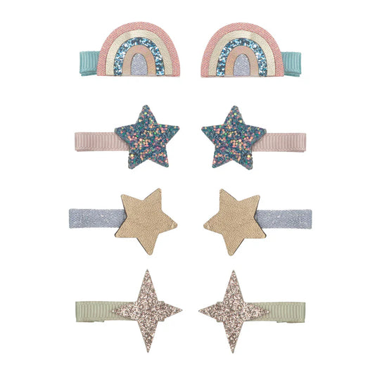 Mini clip arcobaleno