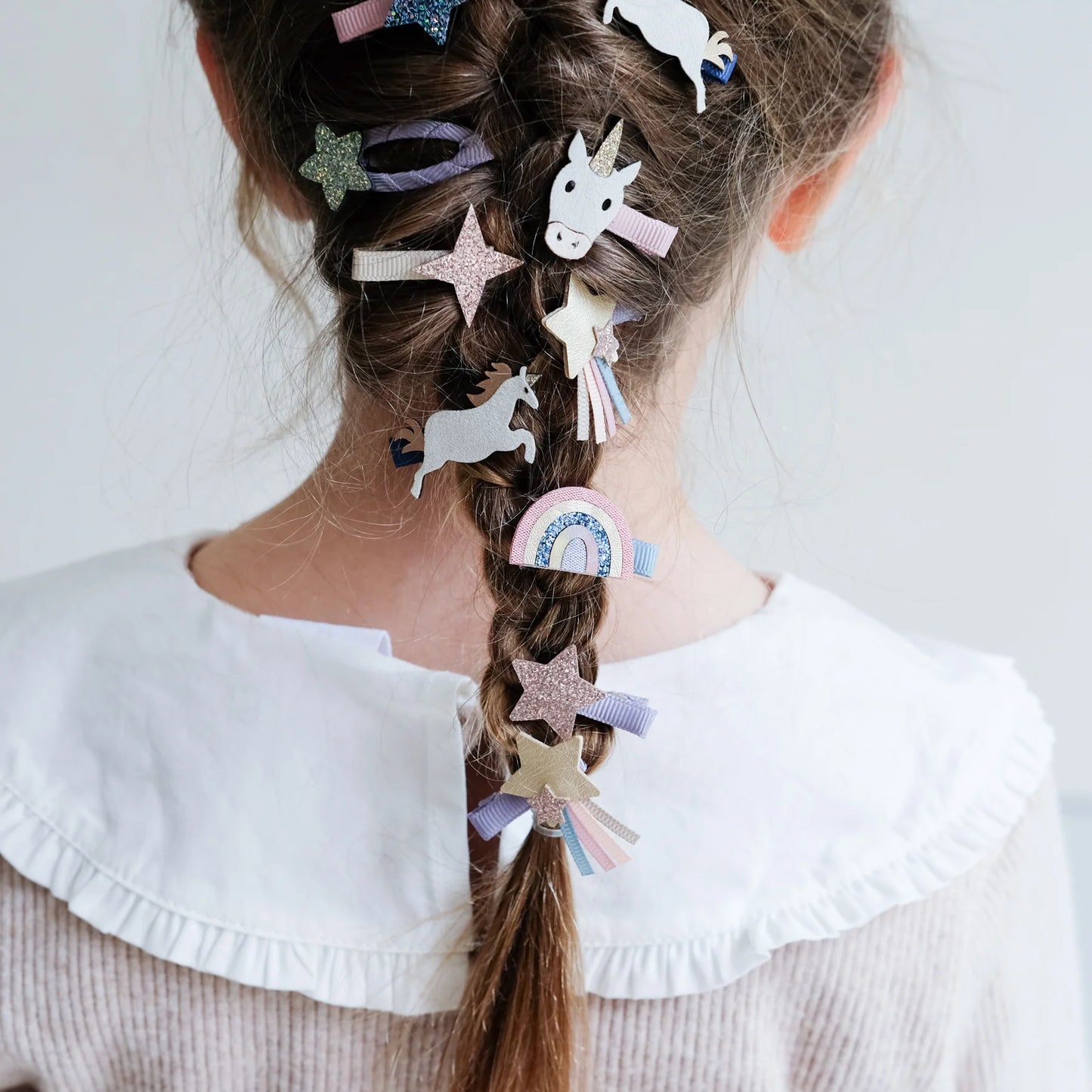 Mini clip arcobaleno