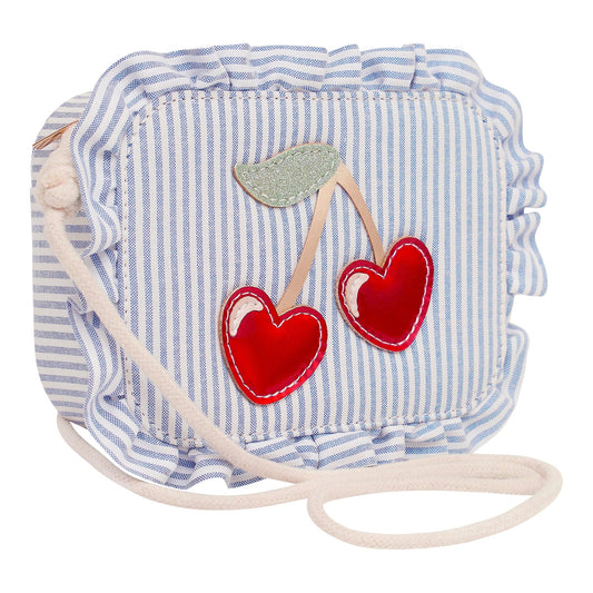 Borsa a righe Ciliegia