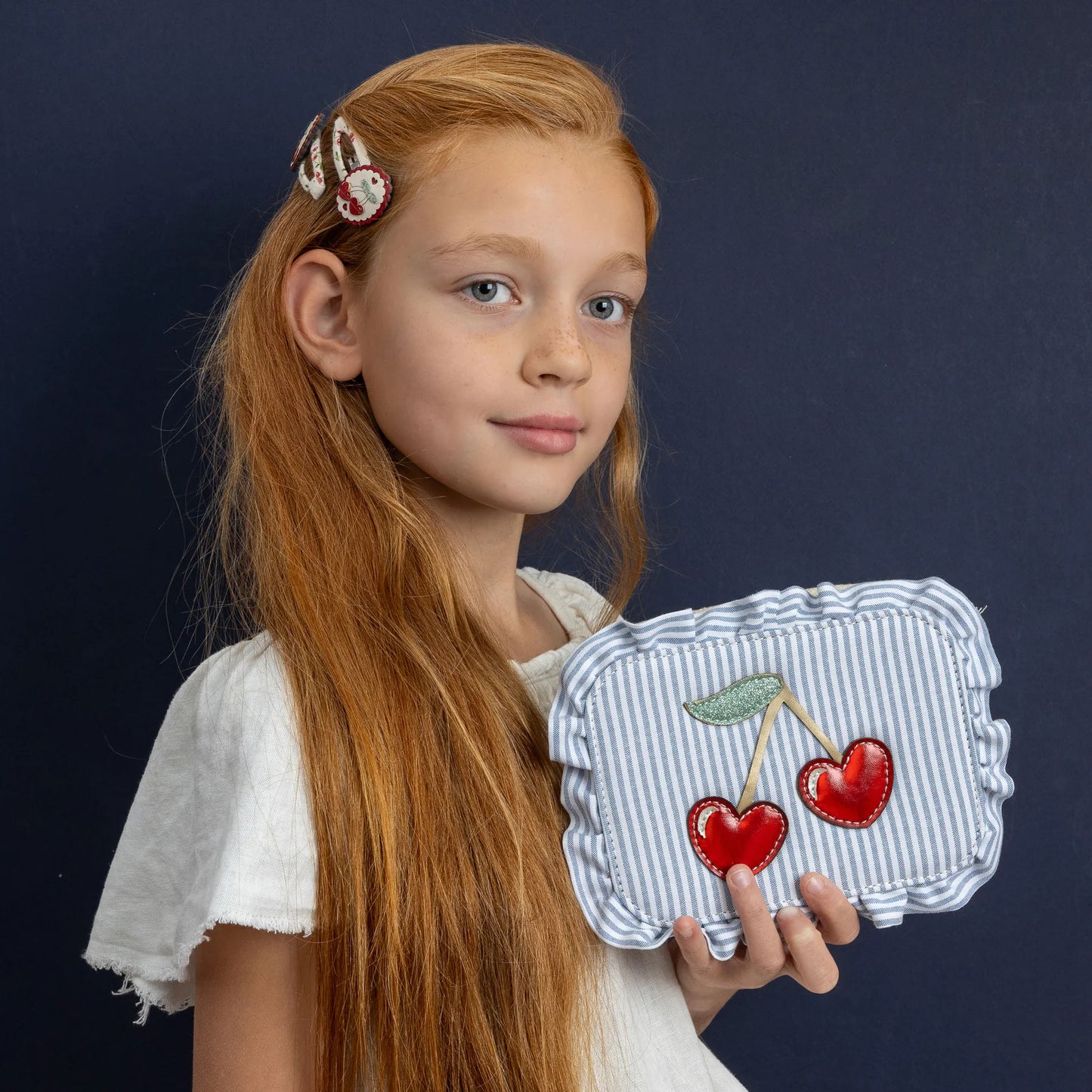 Borsa a righe Ciliegia