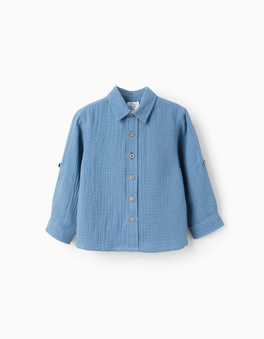 Camicia in mussola di cotone