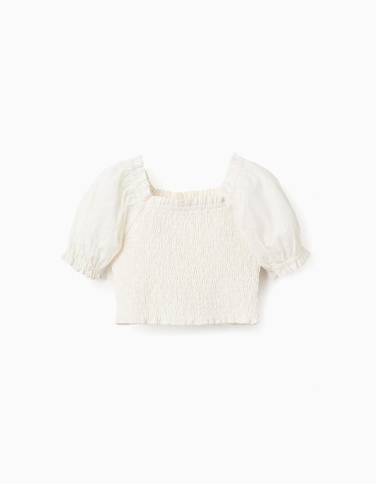 Top in pizzo inglese