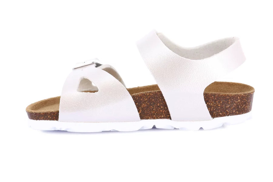 Sandali anatomici con fibbia e strappo