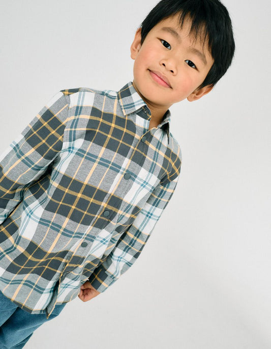 Camicia in flanella di cotone