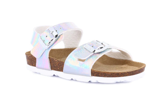 Sandaletto anatomico iridescente